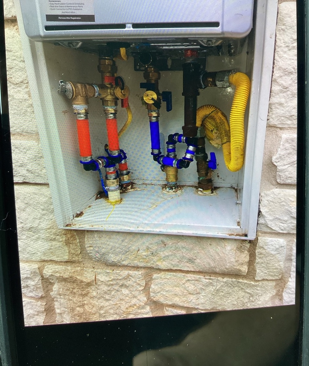 Water heater installation