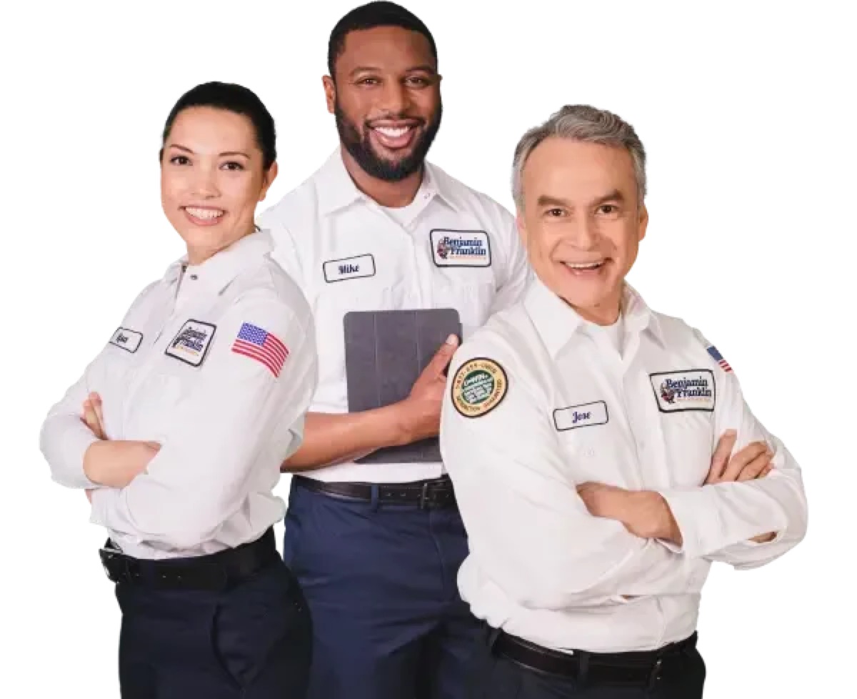 Benjamin Franklin Plumbing team hero image