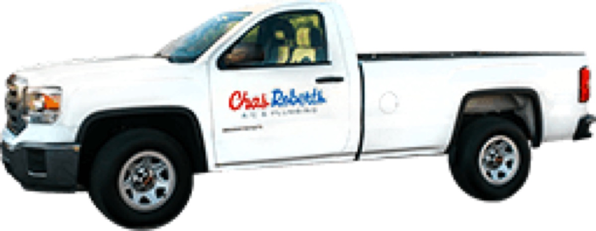 Chas Roberts service truck graphic