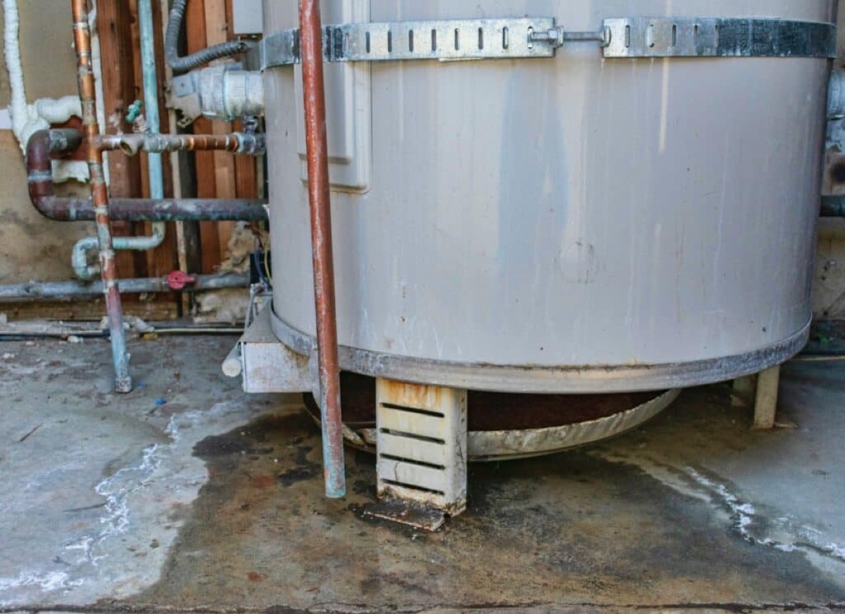 Tank water heater image on the water heater service page