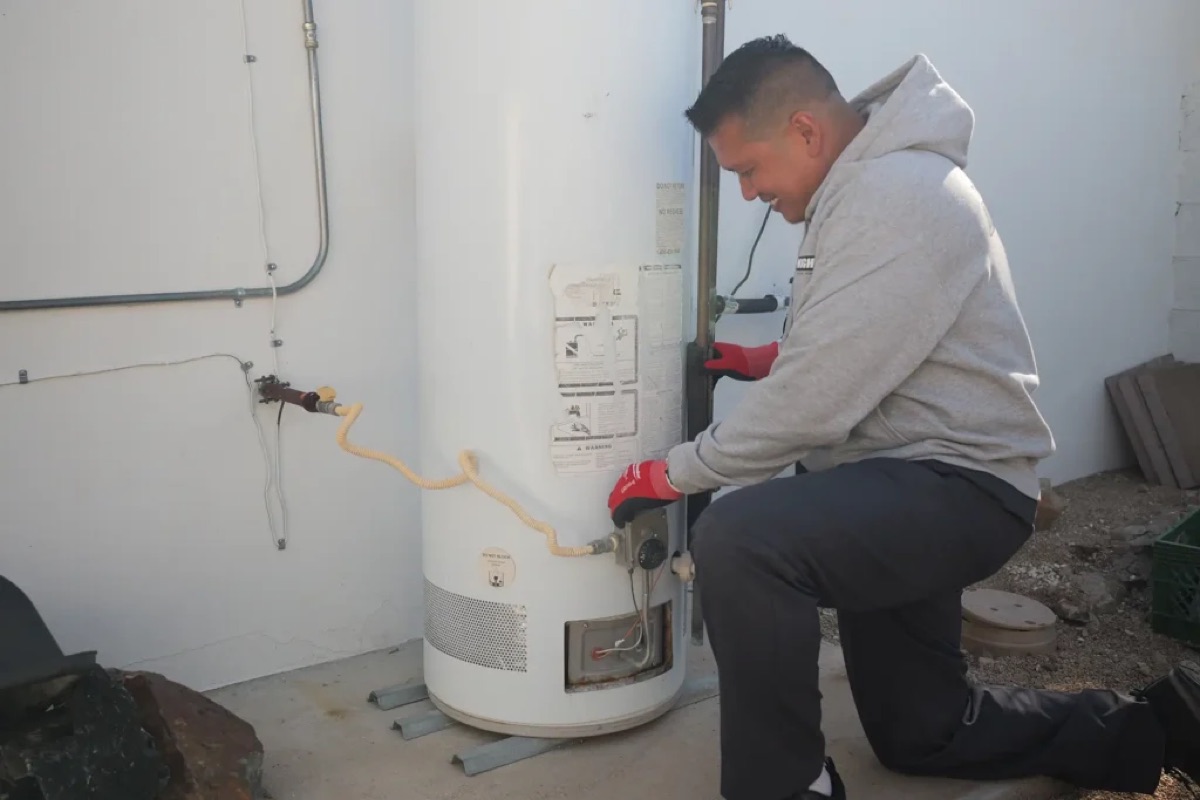 Water heater service photo
