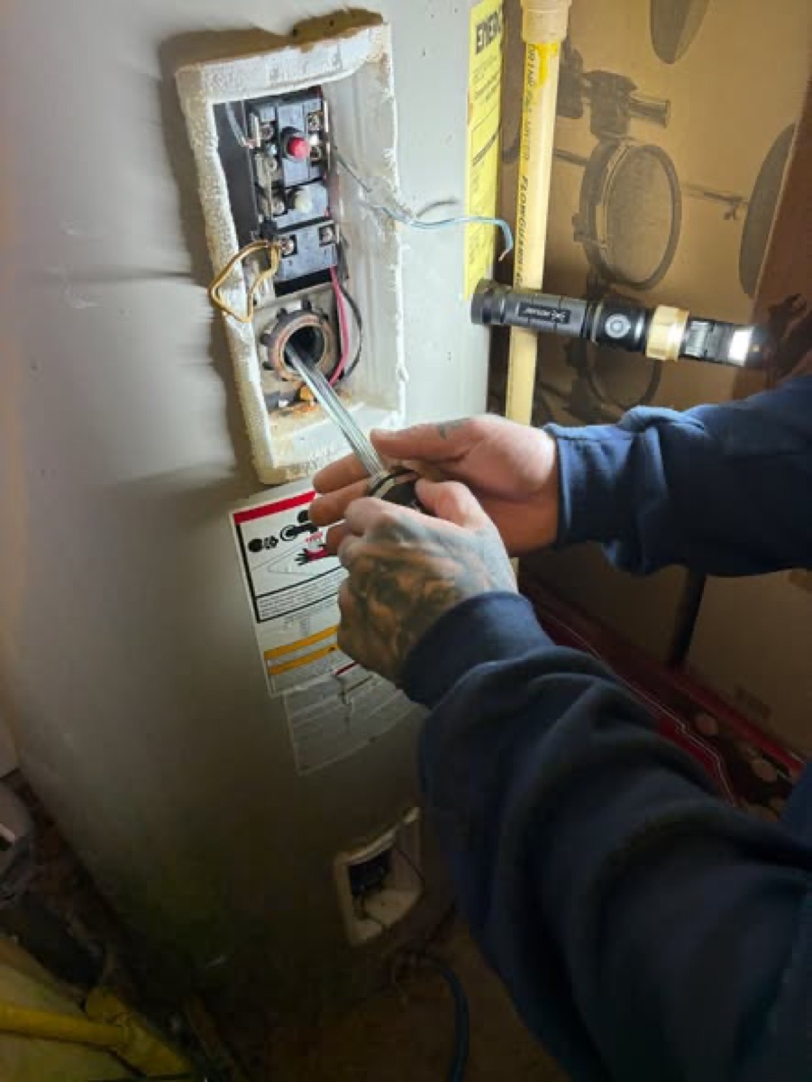 Electric water heater element repair in Vancouver, WA