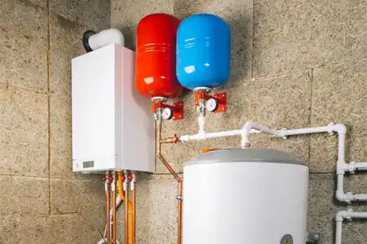 Tankless and tank water heater installation