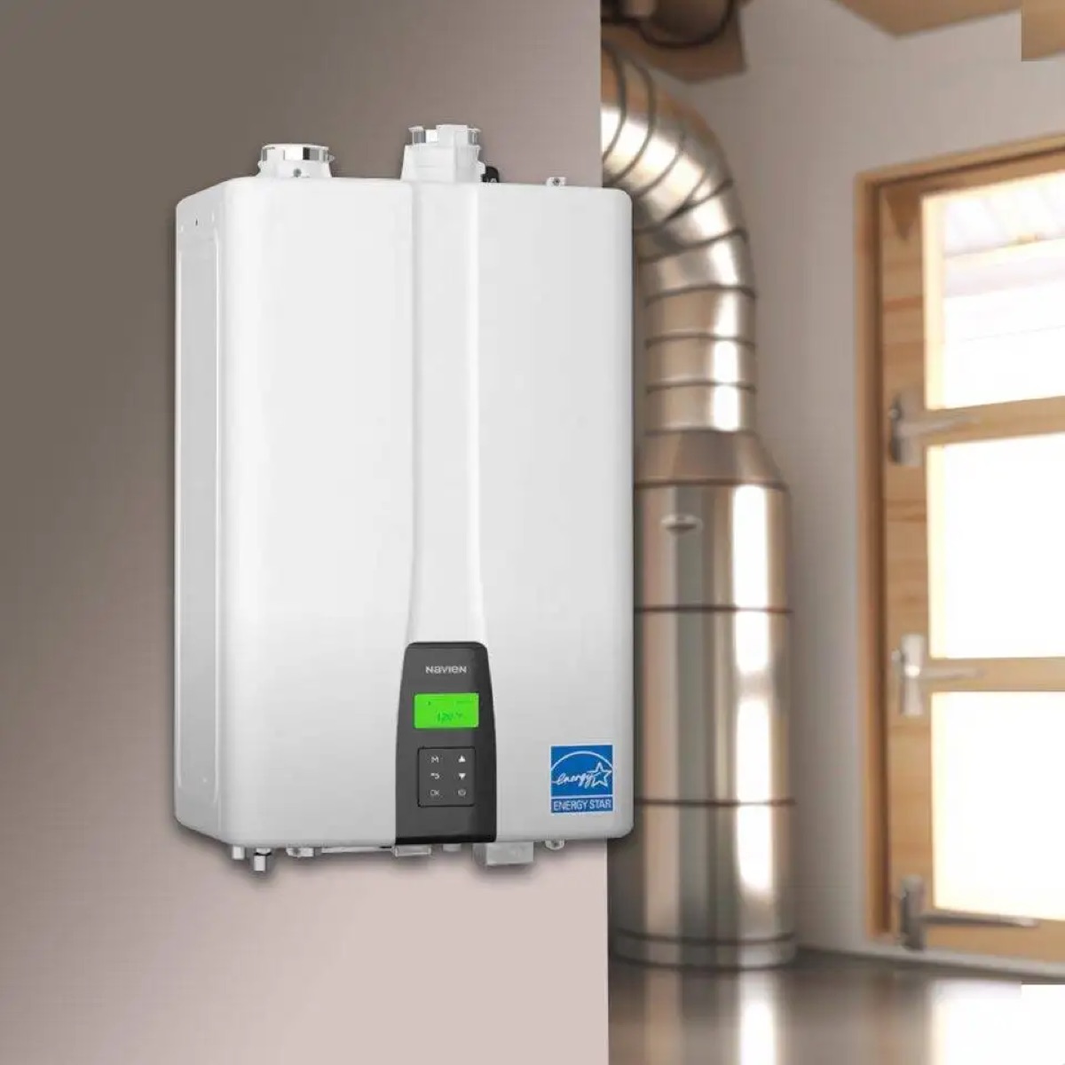 Water heater image on installation page