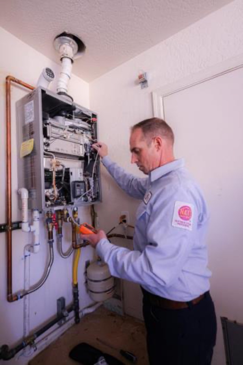 Tankless water heater service image (site alt text)