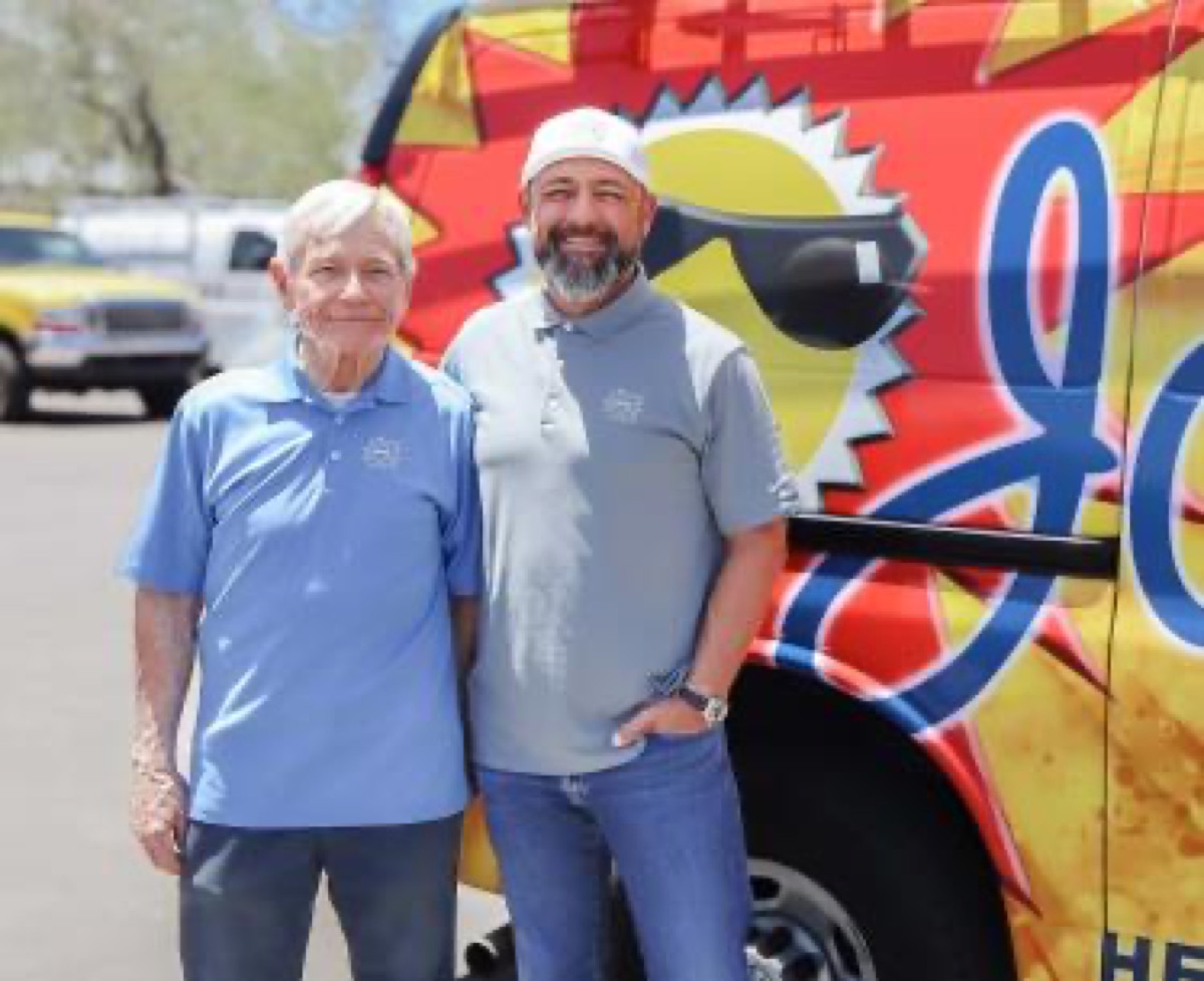 Owners Andrew John and Chris John (site alt text)