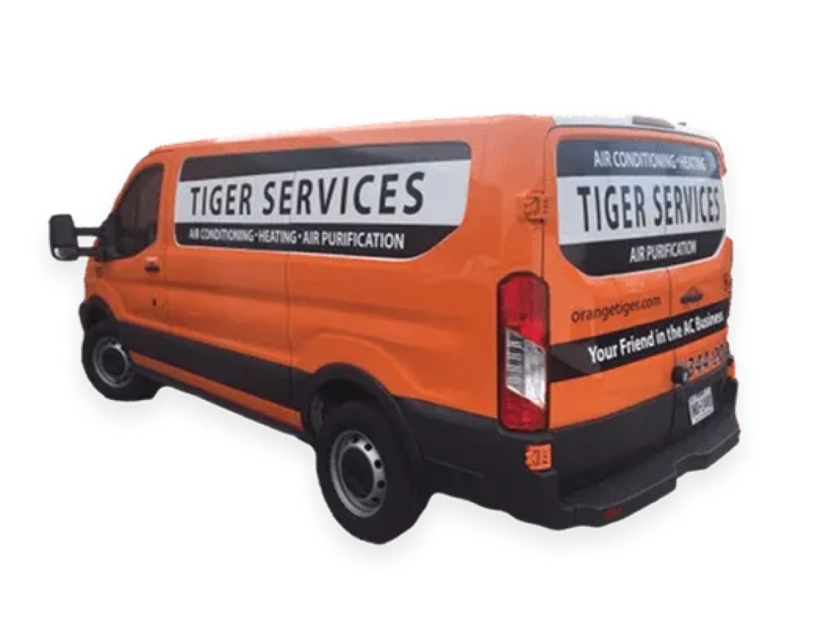 Orange Tiger Services service van