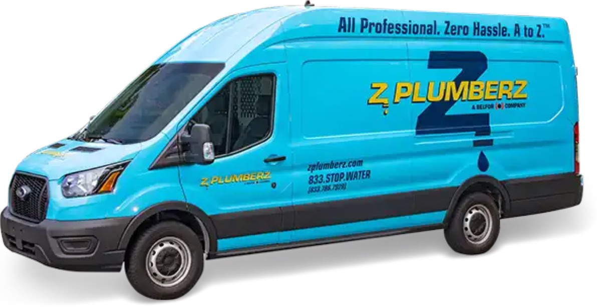 Z PLUMBERZ branded van