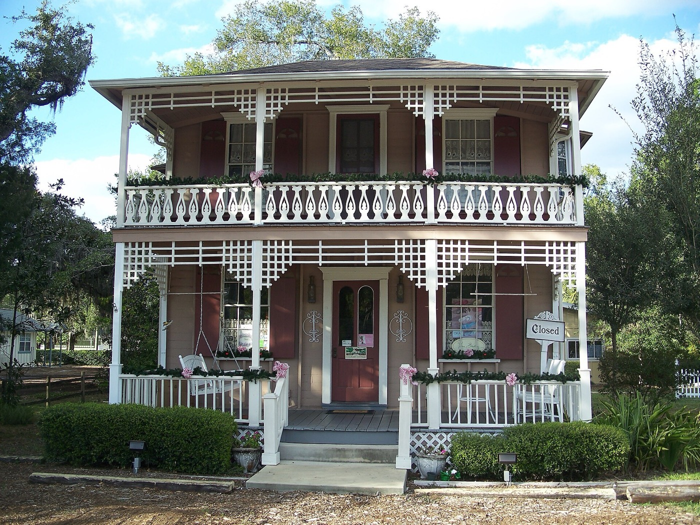 The Inside-Outside House in the Longwood Historic District, Longwood, Florida