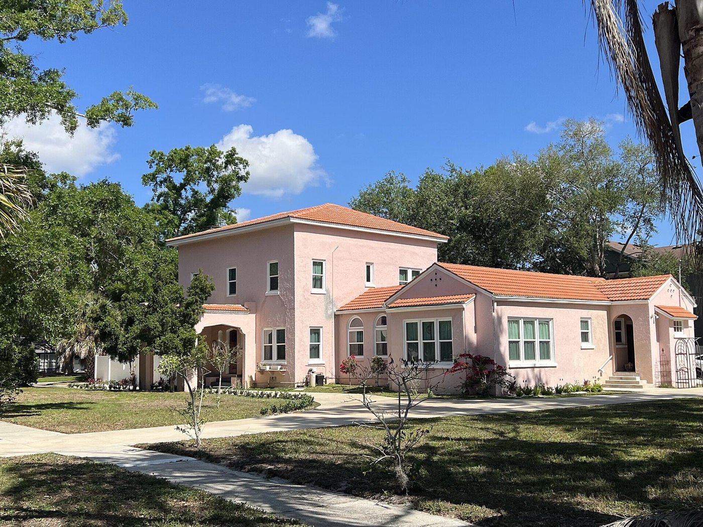 Historic 1920s house, the former residence of Katherine M. Anderson, in Oldsmar