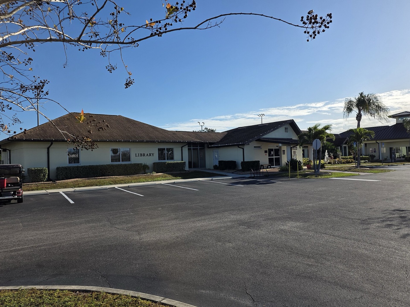 Sun City Center Community Library on Pebble Beach Boulevard