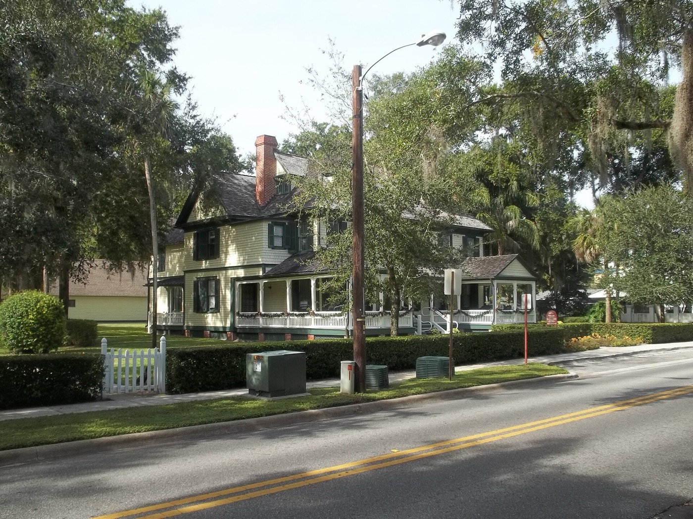 Historic building in Winter Park's Interlachen Avenue Historic District
