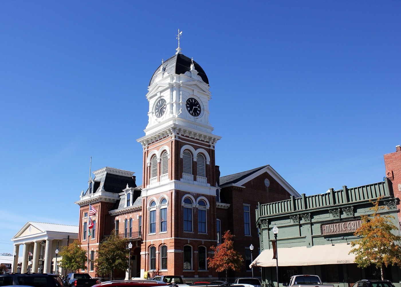 Historic courthouse square in downtown Covington, Georgia