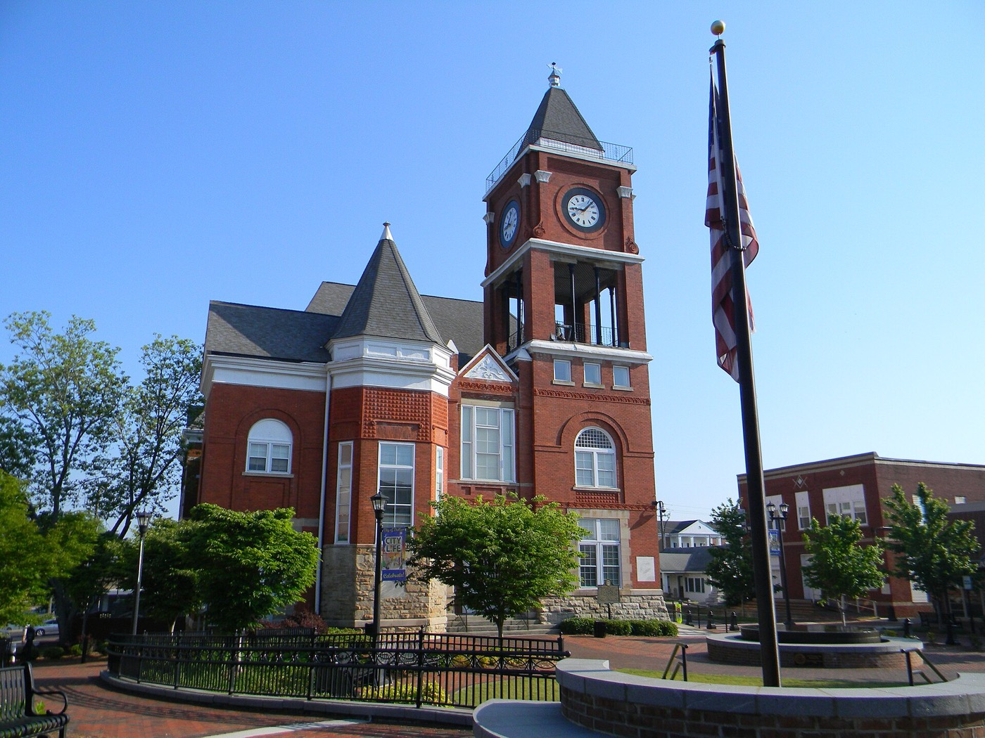 Historic Paulding County Courthouse in downtown Dallas, Georgia