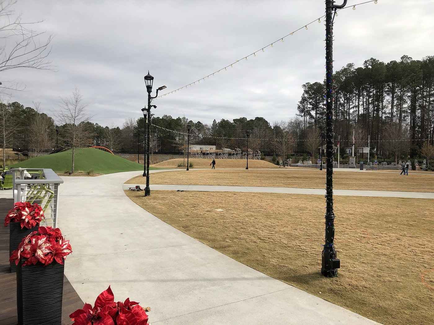 Buildings and open space at Peachtree Corners Town Center