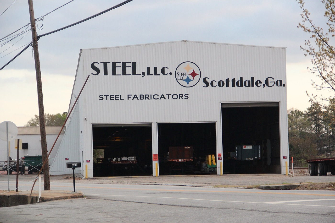 Steel LLC industrial facility in Scottdale, Georgia