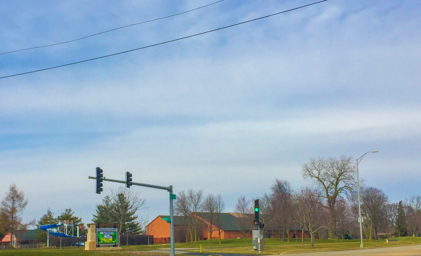 View in Channahon, Illinois, near a community center