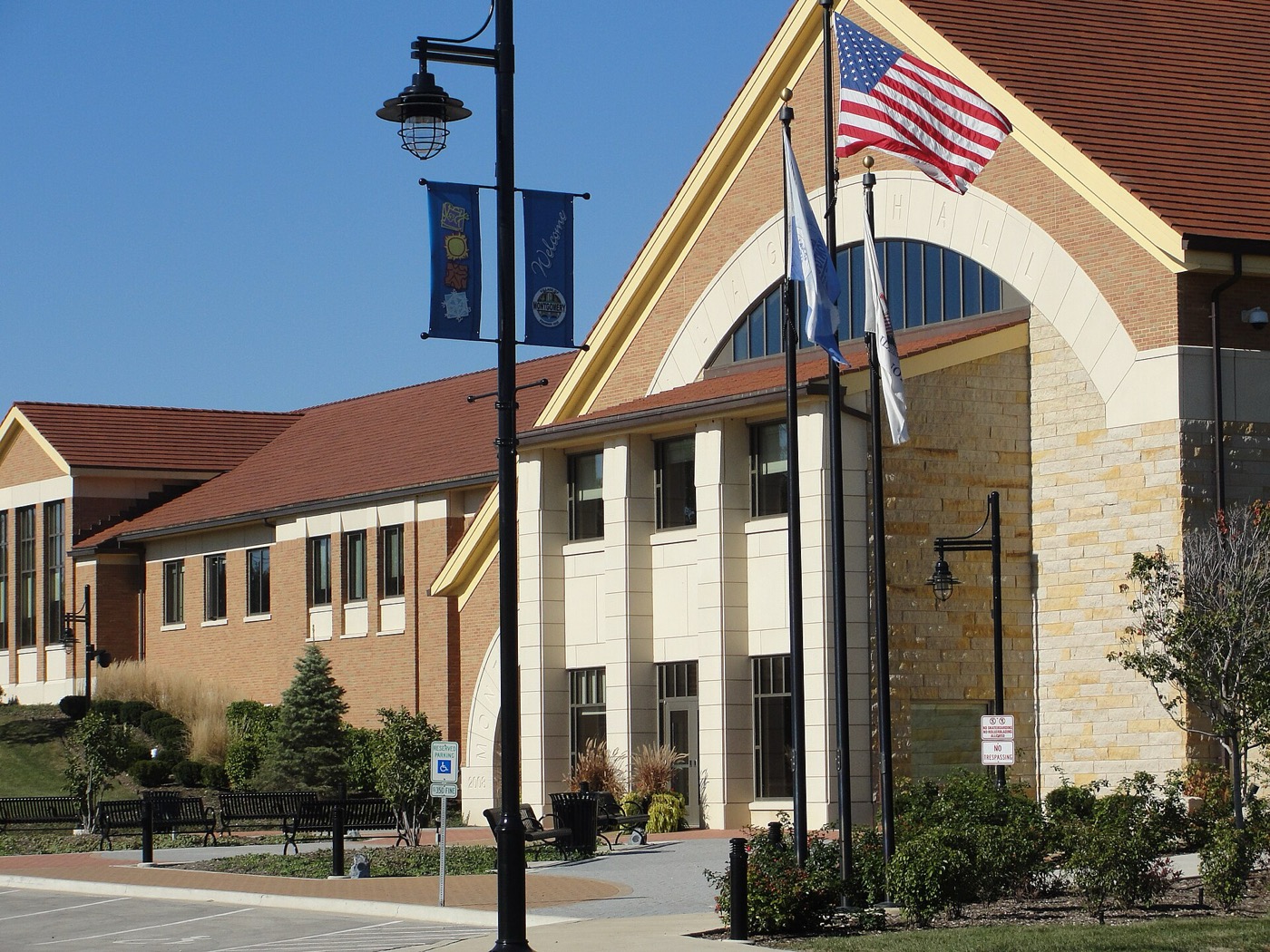Montgomery Village Hall at 200 N. River Street