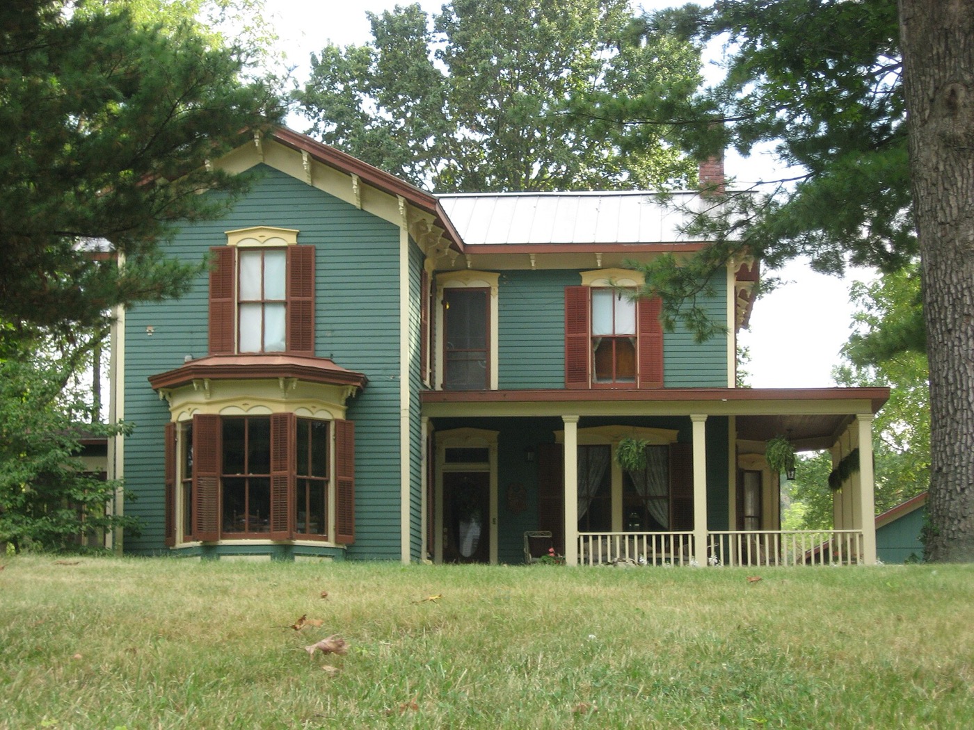 The 1867 William W. Jarvis House on East Center Street in Troy, Illinois