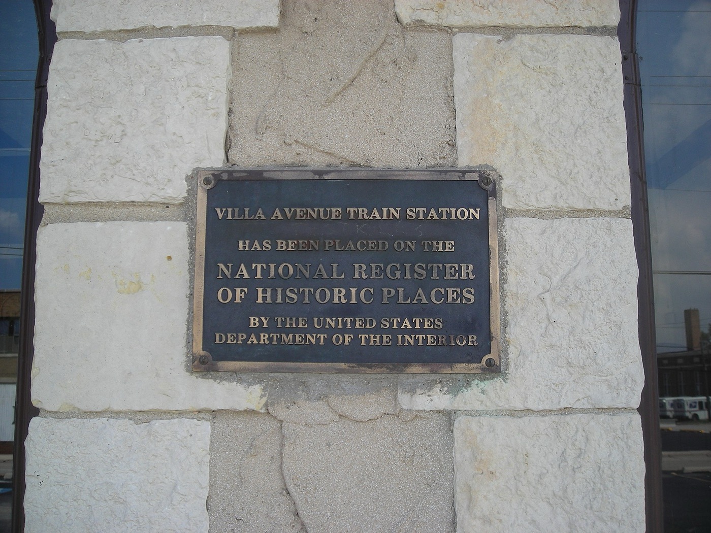 The historic Villa Avenue Train Station in Villa Park, Illinois