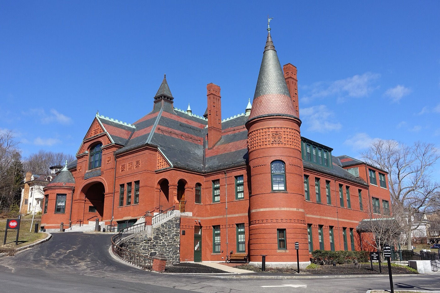 Belmont's brick town hall