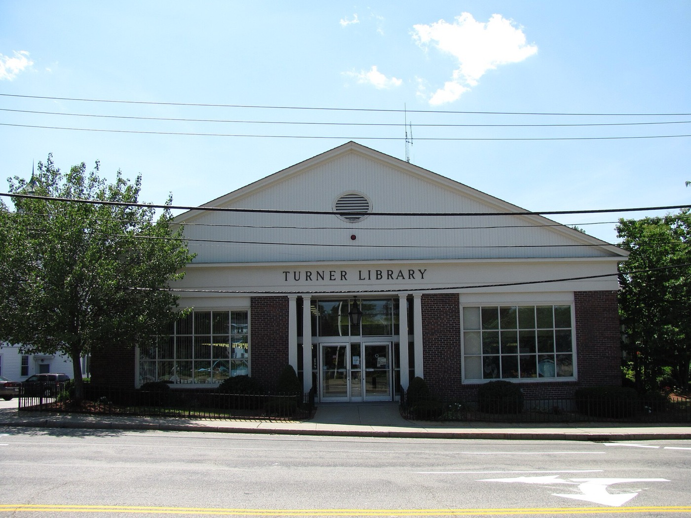Turner Free Library in Randolph, Massachusetts