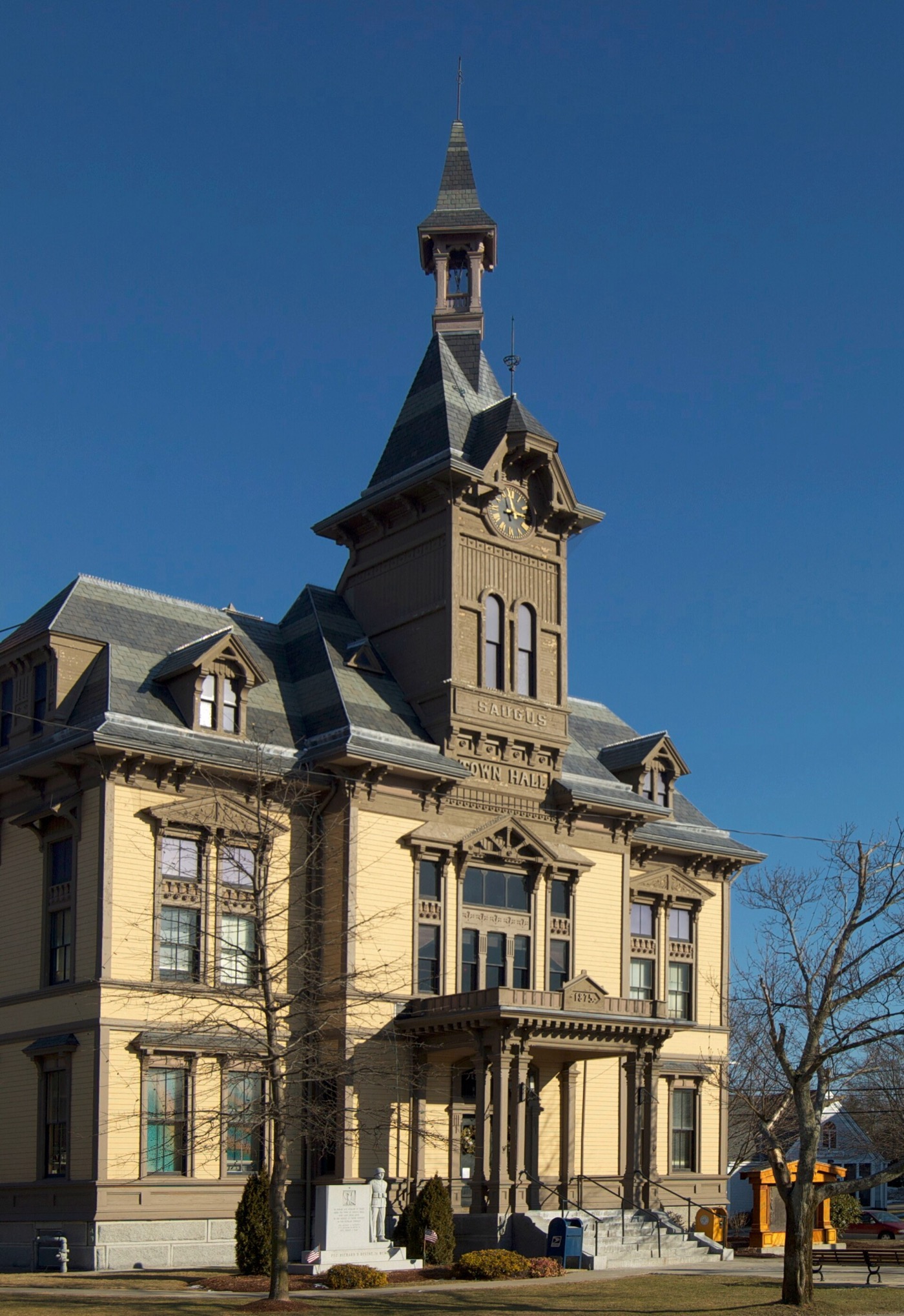 Saugus Town Hall in Saugus, Massachusetts
