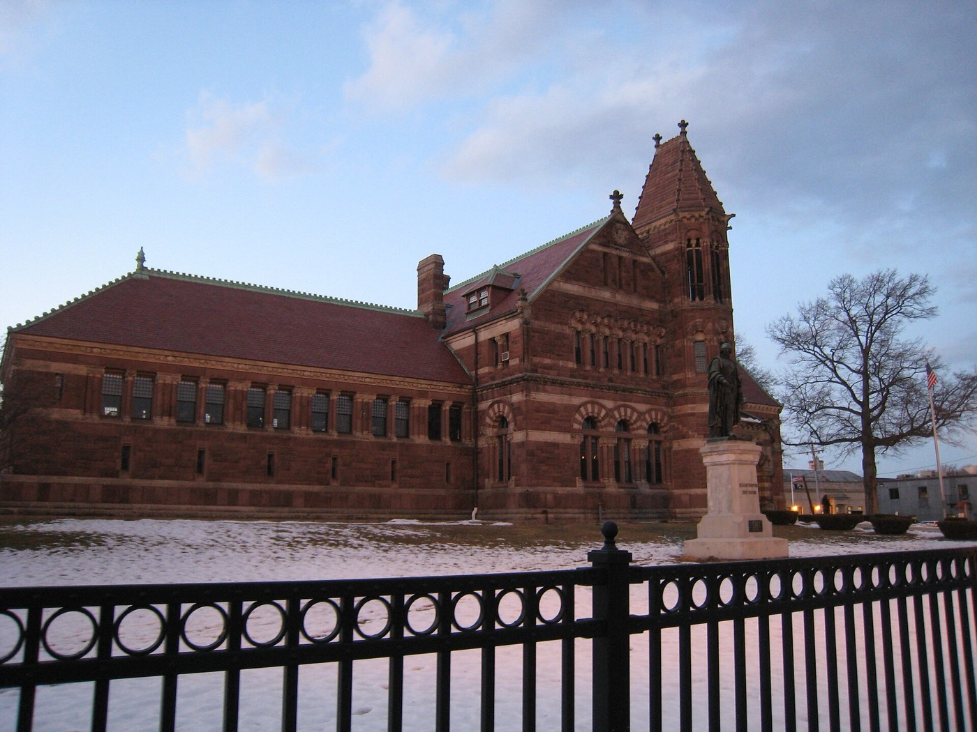 The Romanesque Woburn Public Library (Winn Memorial Library)