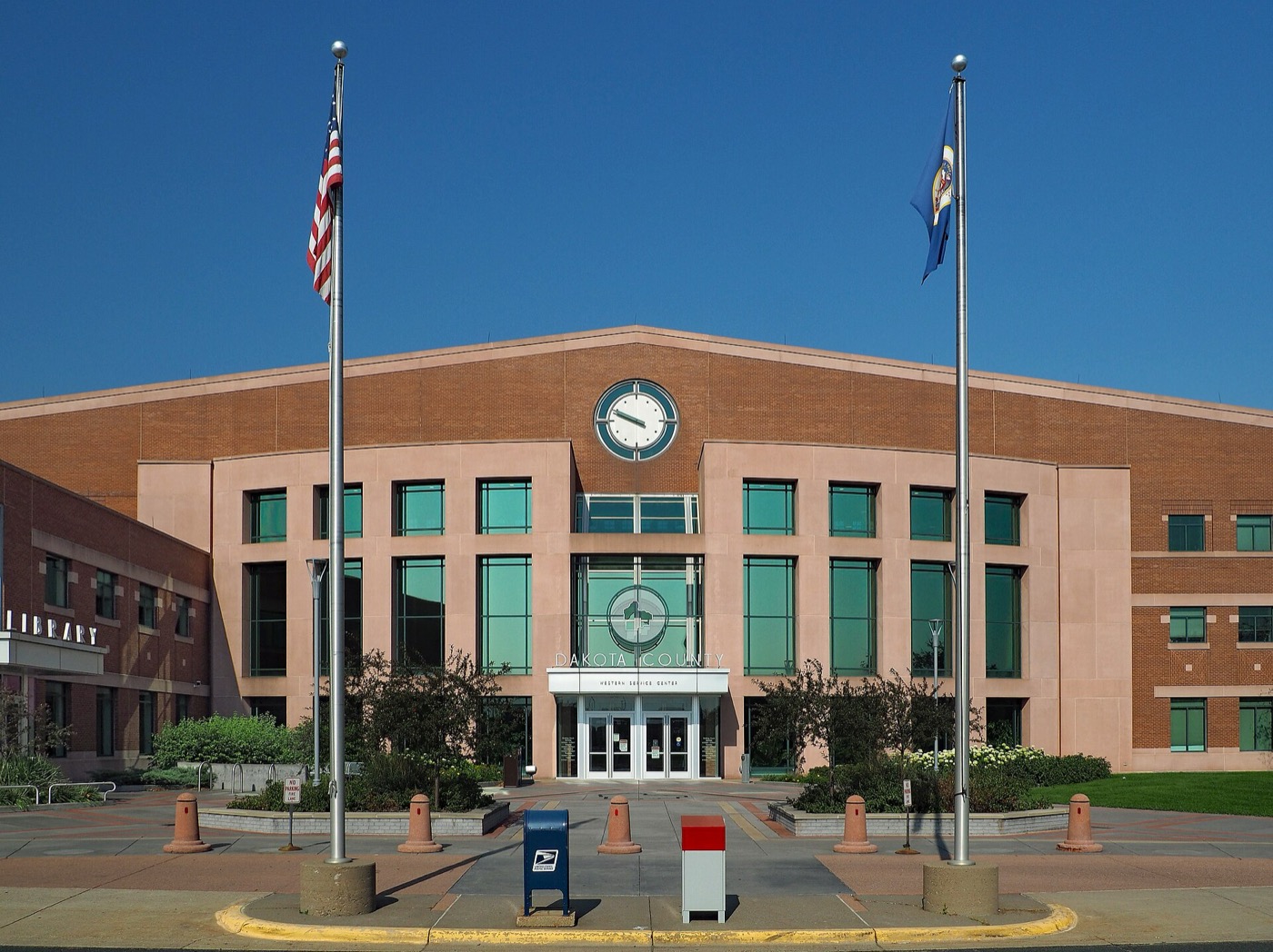 Dakota County Western Service Center building on Galaxie Avenue in Apple Valley