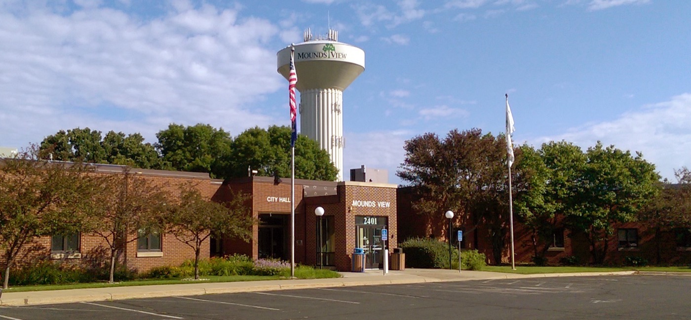 Exterior of Mounds View City Hall