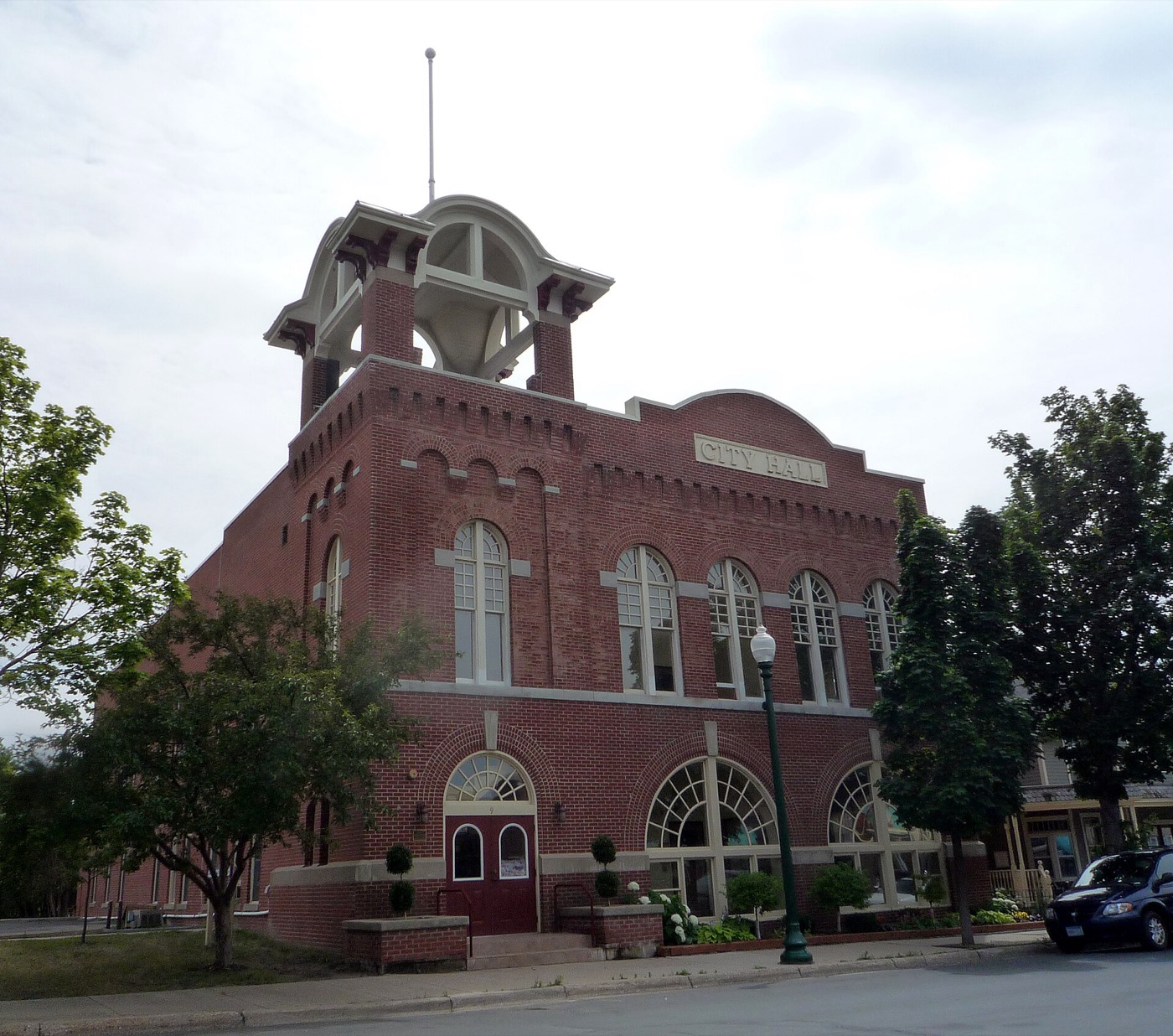 Historic Waconia City Hall building, listed on the National Register of Historic Places