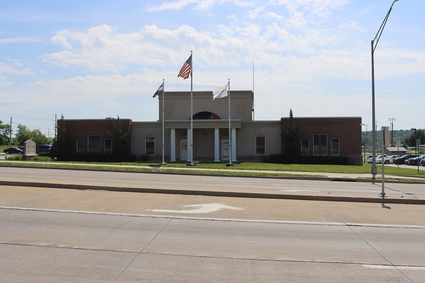 Grain Valley City Hall building in Grain Valley, Missouri