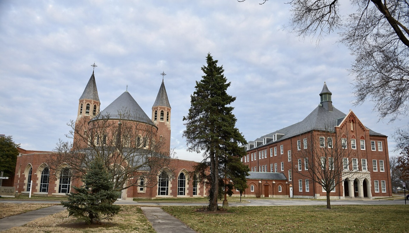 The historic St. Mary's Institute building in O'Fallon, Missouri