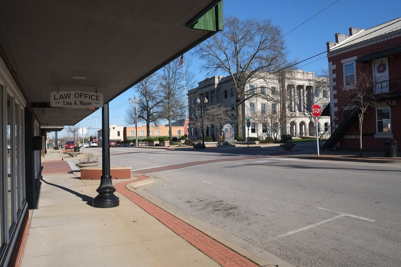 Street scene in Union, Missouri