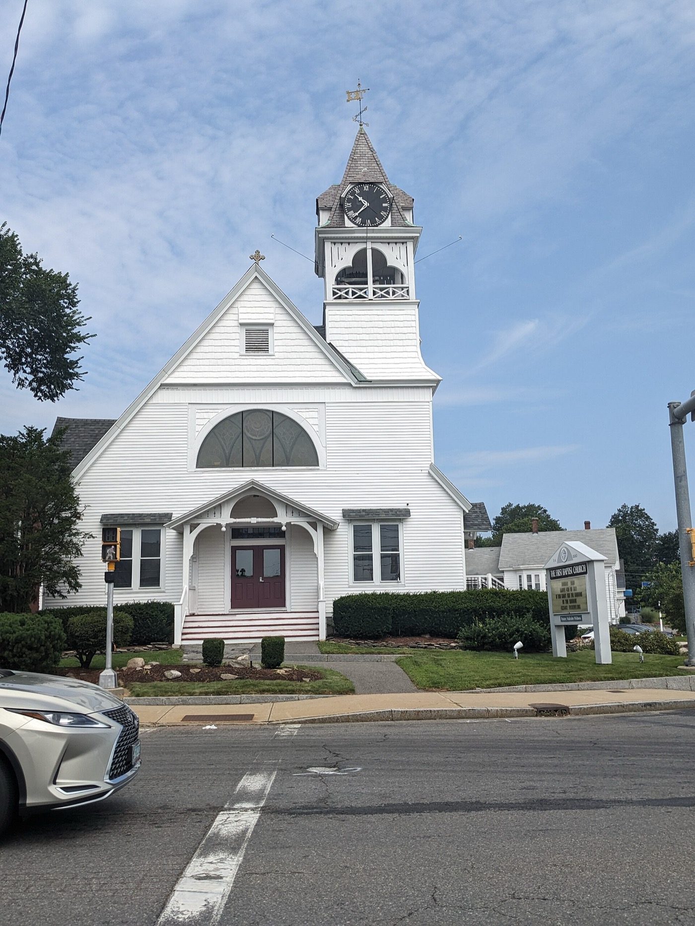 The First Baptist Church on East Broadway in downtown Derry