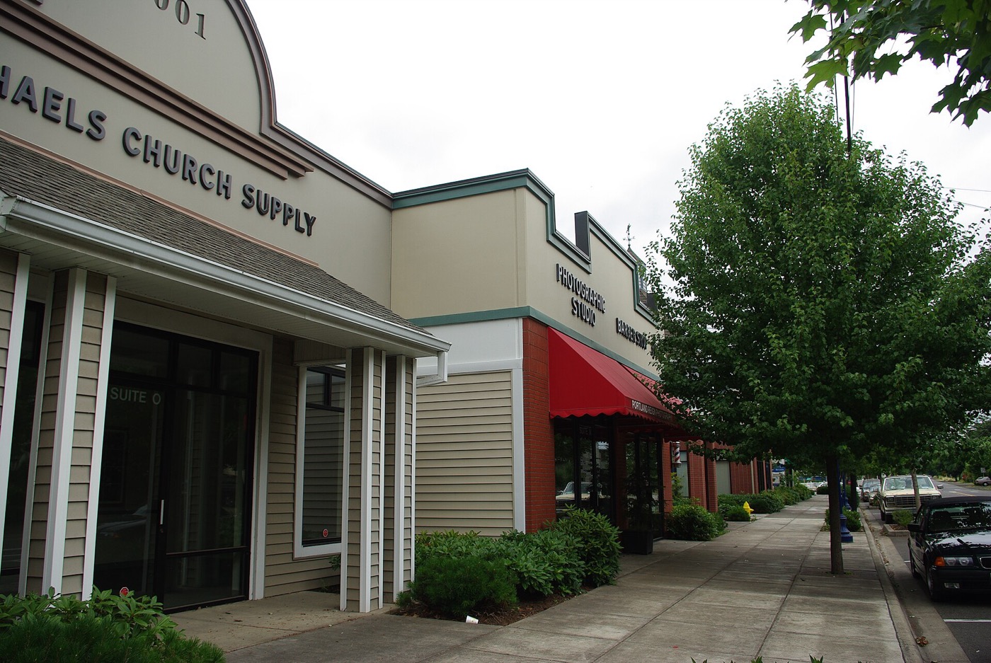 Small shops in Wilsonville's Old Town area