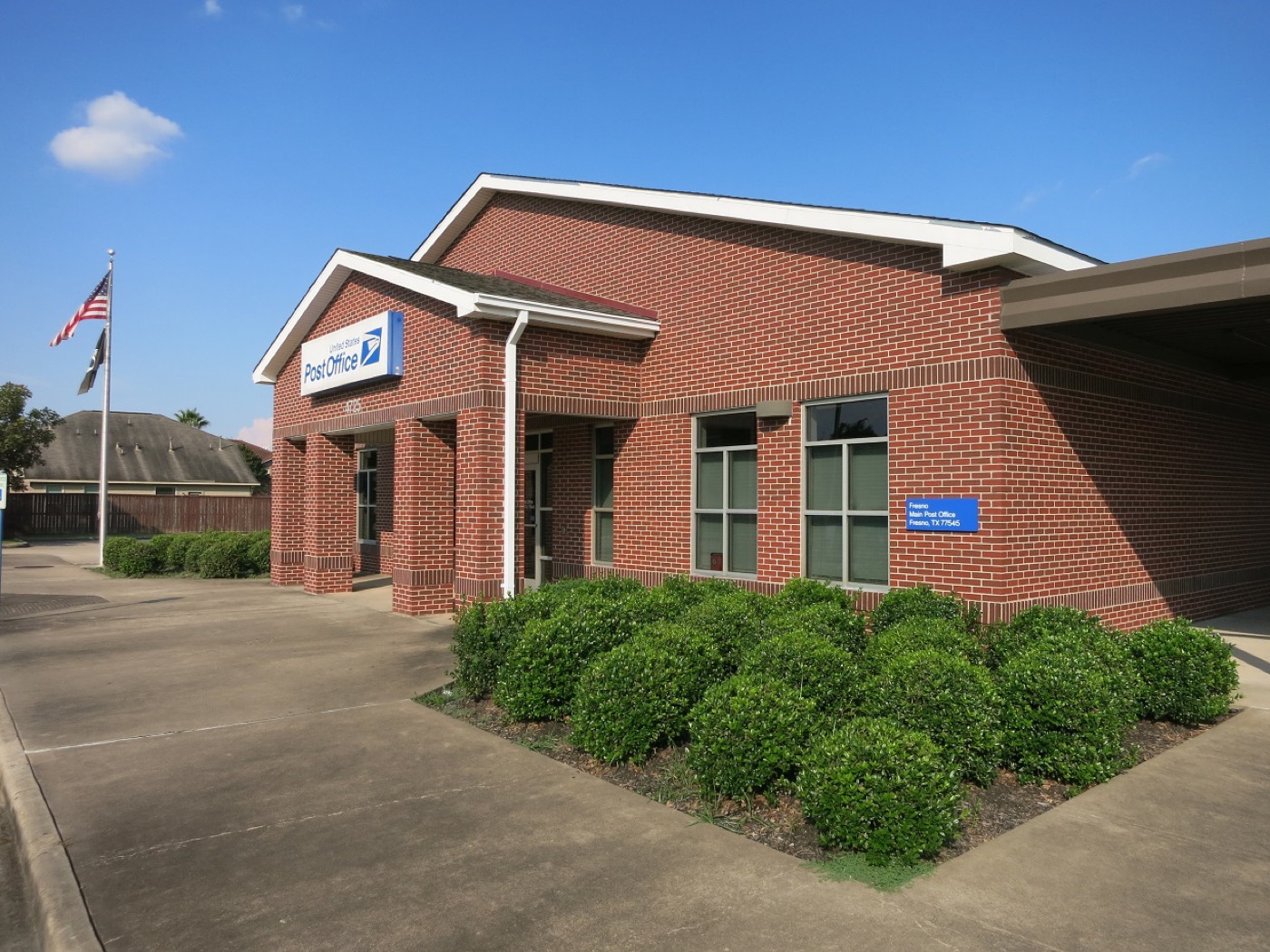 US Post Office on Teal Bend Boulevard in Fresno, Texas