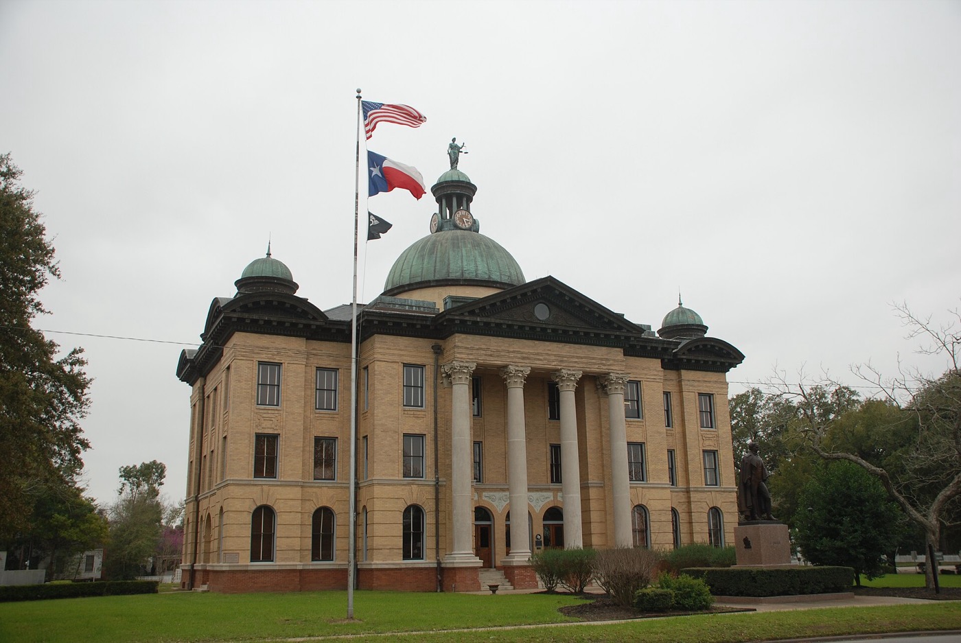 The historic Fort Bend County Courthouse in Richmond, Texas