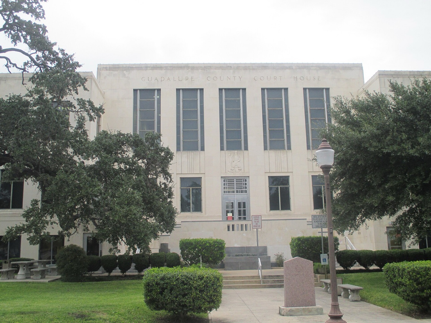The Guadalupe County Courthouse in downtown Seguin