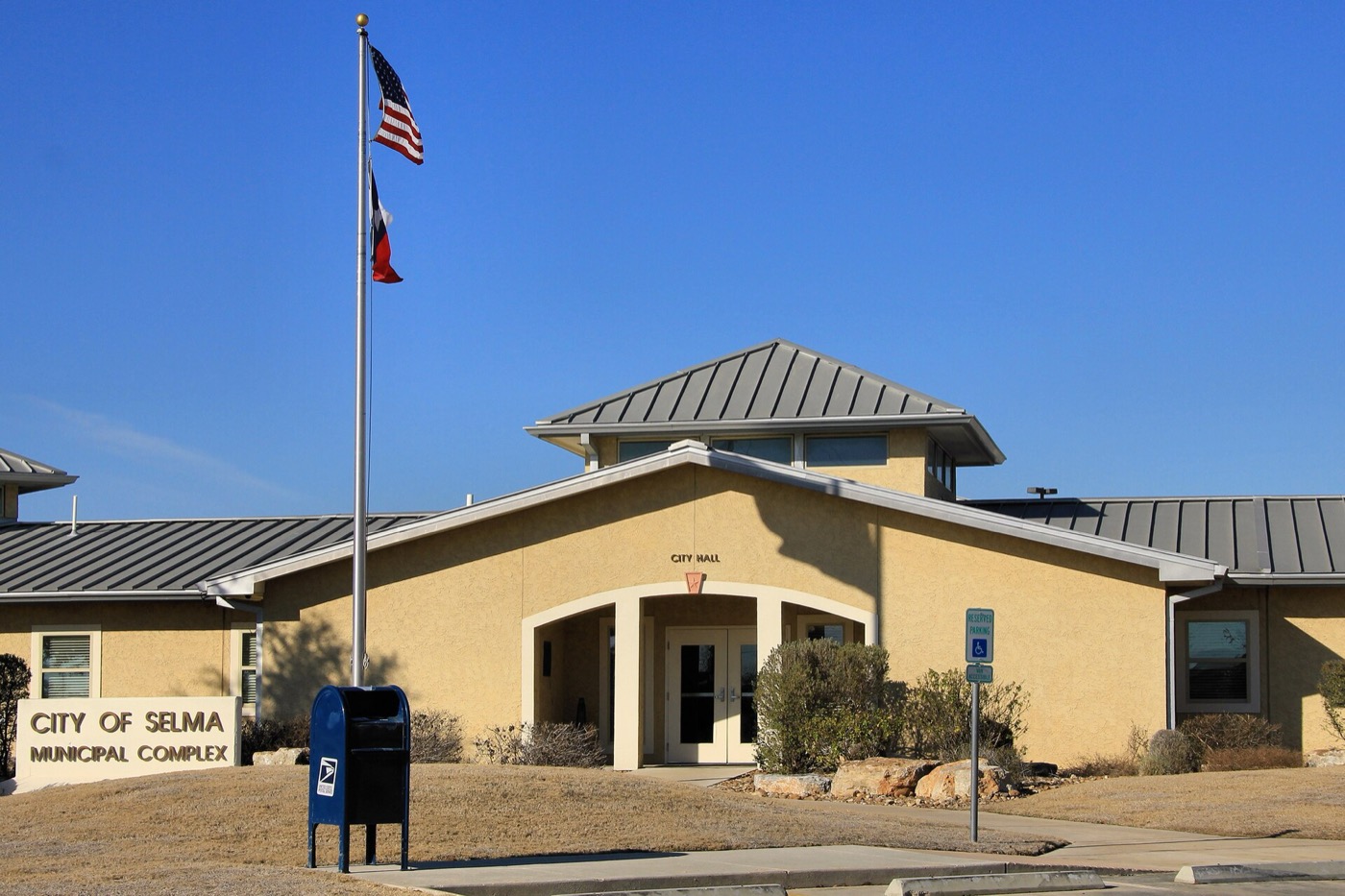 Selma City Hall building in Selma, Texas