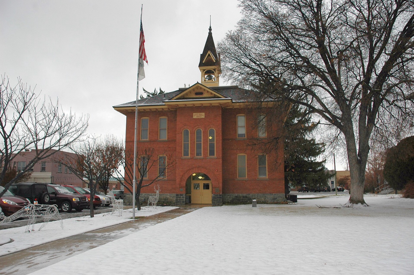 Historic American Fork City Hall building in American Fork, Utah