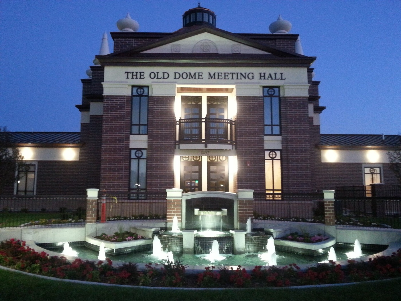 The historic Old Dome Meeting Hall in Riverton City Park