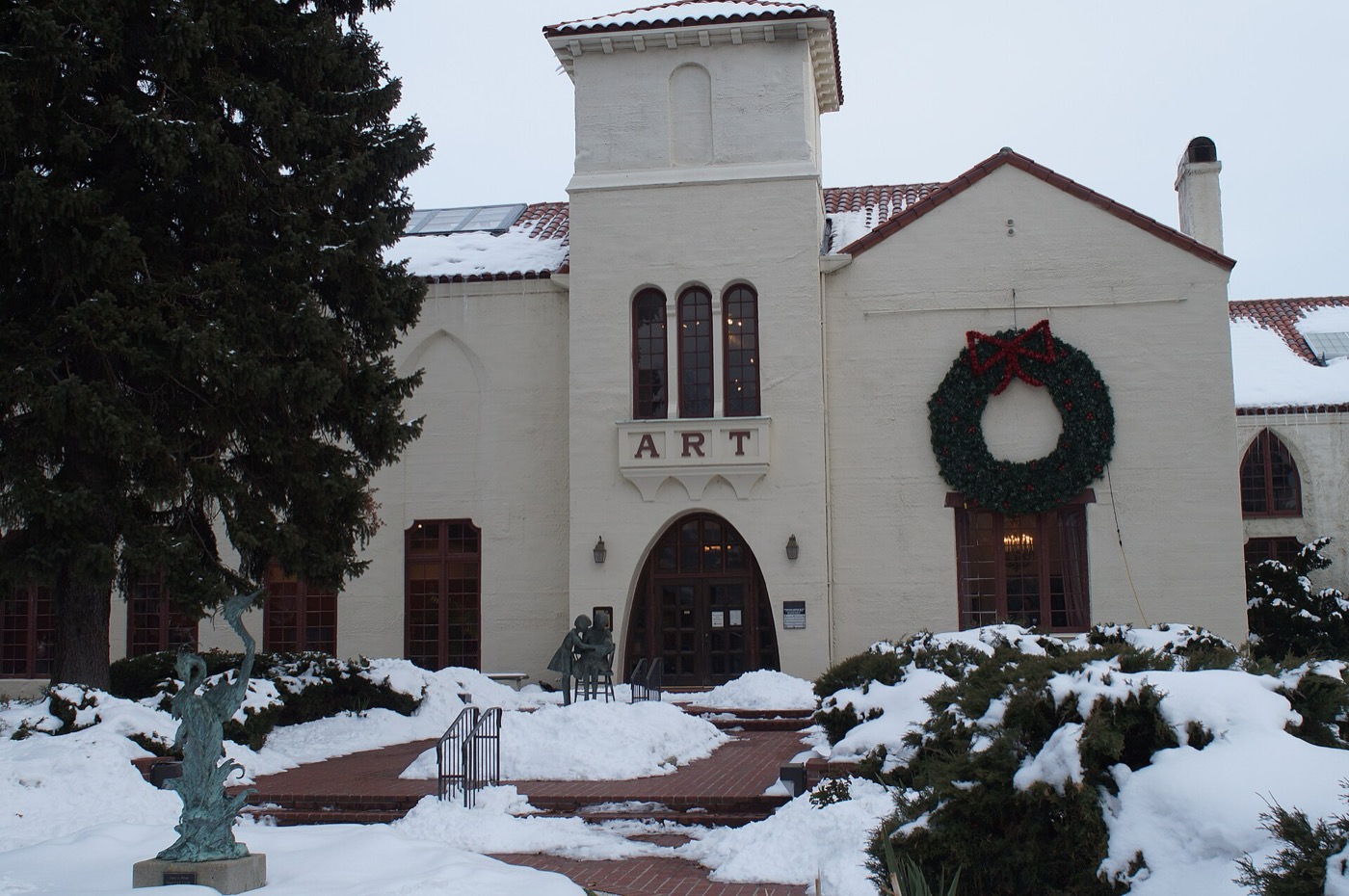 The Springville Museum of Art building on 400 South in Springville, Utah