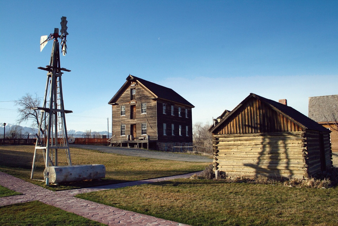 The historic Benson Grist Mill on Highway 138 in Stansbury Park, Utah